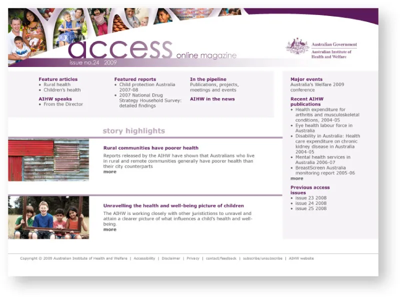 access website design